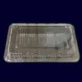 一次性寿司餐盒 饭盒10个快餐便当盒带盖打包盒食品塑料盒