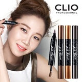 韩国代购CLIO珂莱欧纹身眉笔可莱欧TATTOO液体水性双头眉笔染眉膏