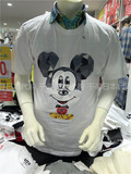 千寻日本代购 优衣库 男装Mickey 100印花T恤(短袖) 178732