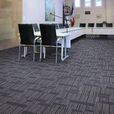 尼龙高品质PVC 底办公室会议室方块地毯隔音地毯写字楼铺装方块毯