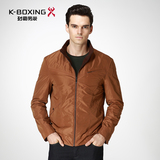 K-boxing/劲霸茄克夹克中年男款男式外套jacket