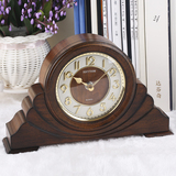 包邮进口丽声座钟卧室客厅办公桌面摆件欧式实木台钟复古装饰时钟