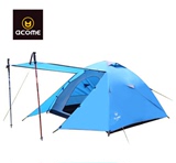ACOME/阿珂姆专柜正品日出3-4人铝杆户外帐篷AA132T0021
