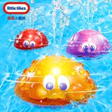 美小泰克海洋喷水系列宝宝洗澡玩具儿童电动益智婴儿戏水发光