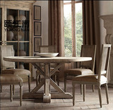 loft实木长桌星巴克咖啡厅奶茶店桌椅组合长方形酒吧台餐桌高脚椅