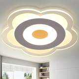 led吸顶灯 花形卧室灯温馨现代简约个性创意超薄客厅小卧餐厅灯具