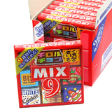 特价*日本进口 松尾多彩MIX什锦巧克力(9粒方盒装)50g 热卖零食品