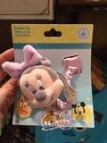 香港迪士尼正品代购 米妮造型 婴儿奶嘴链 奶嘴扣 母婴用品