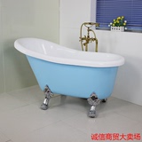 亚克力贵妃浴缸家用泡澡 成人简易大浴缸独立式1.2-1.7小浴缸欧式