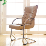 椅子电脑椅特价休闲家用办公椅弓形固定扶手椅职员椅钢制脚网吧椅
