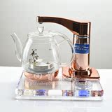 凯腾德纳森水晶玻璃养生电热水茶壶带自动抽加水器高级烧水壶茶具