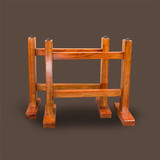 原木大板支架简易工字型实木支架大板配套支架脚架桌脚桌腿可定制