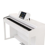 The ONE智能钢琴 数码电钢琴 重锤88键成人乐器 忠贞纯爱版-白色