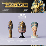 正版散货 古埃及法老图坦卡蒙/王妃 半身像模型人偶摆件