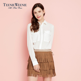 预售TeenieWeenie小熊16商场同款春夏新品女装甜美衬衫TTYA62391Q