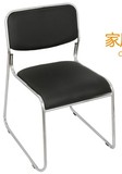 电脑椅办公可重叠凳子固定靠背椅无扶手椅学生椅弓形座椅家用特价