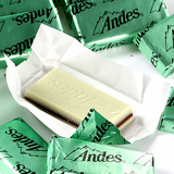 美国进口 Andes安迪士双层薄荷糖夹心巧克力片132g（代可可脂）