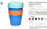 美亚代购 KeepCup Original Reusable Coffee Cup彩色咖啡杯360ml