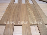 二手纯实木翻新地板 缅甸柚木 定制加工的素板 铺好上漆或者蜡