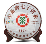 云南 普洱 茶 中粮集团 中茶2012年 7571 七子饼 熟茶 357克 熟饼