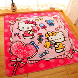 凯蒂猫kt猫卧室床边毯可爱卡通动漫hellokitty地毯儿童游戏爬行毯