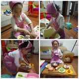 煮饭木制仿真厨房橱柜厨具水果切切乐玩具女孩生日礼物过家家做饭