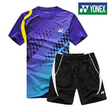 正品 Yonex/尤尼克斯羽毛球服套装 男女款 圆领YY情侣短袖运动服