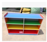 幼儿园用品儿童书柜玩具架防火板组合柜玩具收纳架玩具柜书架