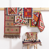 kilim波西米亚风北欧简约宜家羊毛地毯椅垫茶几餐垫编织地垫挂毯