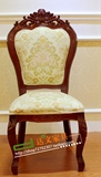 实木软包餐椅 雕花餐椅 包间餐椅 酒店专用餐椅 家用餐椅书房餐椅
