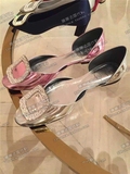 【珊珊法国代购】ROGER VIVIER 15新款 绚丽金属几何环钻鞋 2色