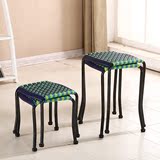 新品时尚矮凳小凳子塑料小板凳方凳家用创意茶几凳客厅沙发凳餐凳