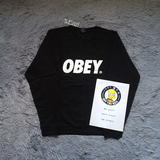 【现货】obey经典logo加绒套头卫衣