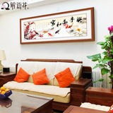 新中式装饰画客厅家和万事兴卧室床头挂画墙画壁画沙发背景墙画