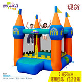 小型淘气堡滑梯儿童玩具充气蹦蹦床气床跳跳床室内气垫床小孩城堡