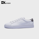 BK伯帝酷奇2016夏季韩版青年休闲板鞋 男士真皮小白鞋白色运动鞋