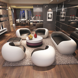 真皮沙发大小户型客厅组合黑白创意个性简约现代123头层牛皮沙发
