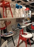 北京全国宜家代购 IKEA安迪洛儿童高脚椅子宝宝餐椅带安全带餐椅