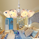 简欧地中海吊灯 欧式田园客厅大厅灯具北欧宜家温馨卧室贝壳灯具