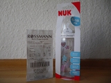 德国 NUK 宽口径PP奶瓶300ML+硅胶奶嘴6-18个月M号85g52元无现货