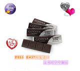 进口Godiva 无糖黑巧克力条 高迪瓦/歌帝梵小排 零食糖果 单条