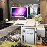 简易 懒人台式机床上电脑桌现代简约家用移动桌床边笔记本电脑桌