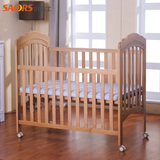 小硕士婴儿床榉木纯实木宝宝床高档欧式多功能可变书桌儿童床
