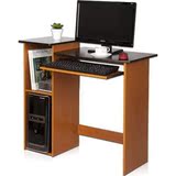 木板组装拼接简单家用办公台式电脑桌带键盘抽屉工作写字台书桌