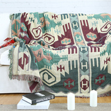 美式纯棉线毯休闲毯 沙发盖毯午睡毯全棉双面针织单双人夏季盖毯