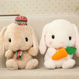 可爱流氓兔公仔宝宝毛绒玩具兔子抱枕小白兔玩偶布娃娃生日礼物女