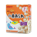 香港代购日本原装进口贝亲pigeon婴儿磨牙DHA小鱼波波米果~20g