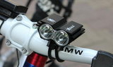 自行车灯山地公路死飞专用大灯前灯装备配件T6升级L2强光远射LED