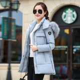 2015新款韩版冬装修身收腰棉衣女中长款加厚棉服大码女装学生外套