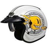 台湾进口SOL头盔摩托车头盔SO-3飞行盔 半盔 踏板盔 复古盔配镜片